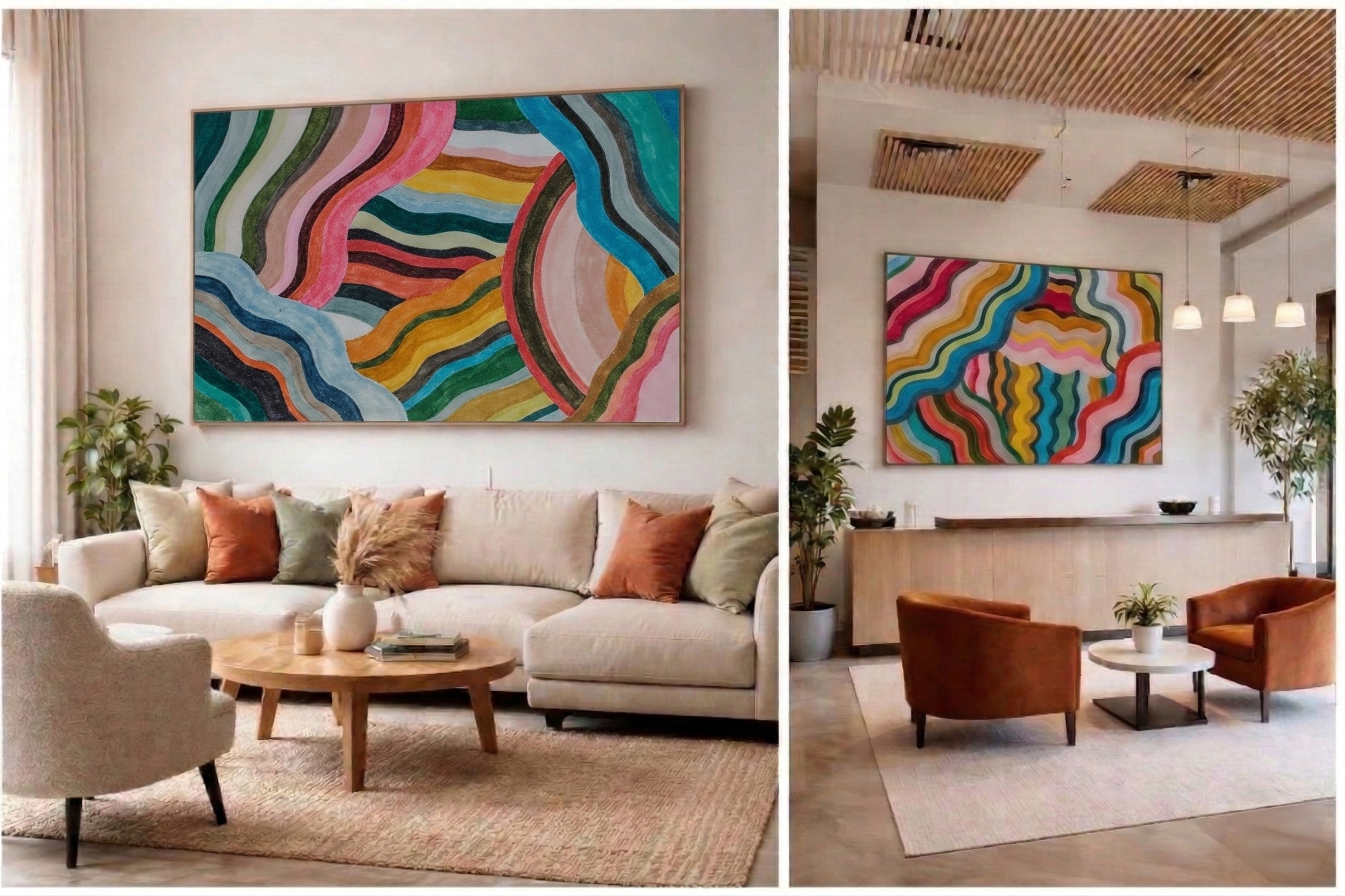 Large Canvas Framed Prints for Modern Spaces