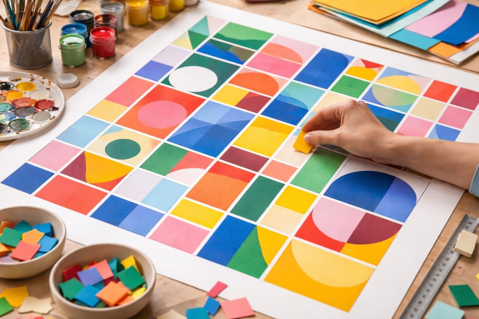 Grid Art: Structure, Creativity, and Modern Expression