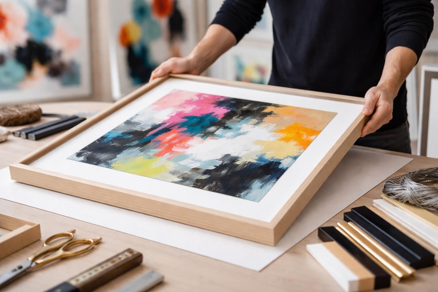Abstract Artwork Framed: Display Guide for 2026