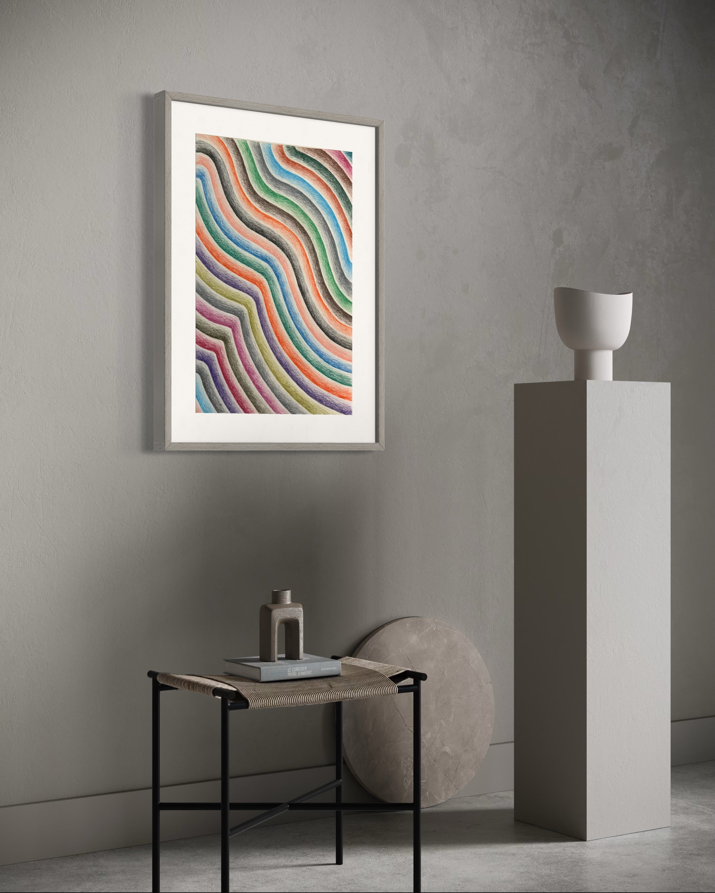 Waves IV — Framed print